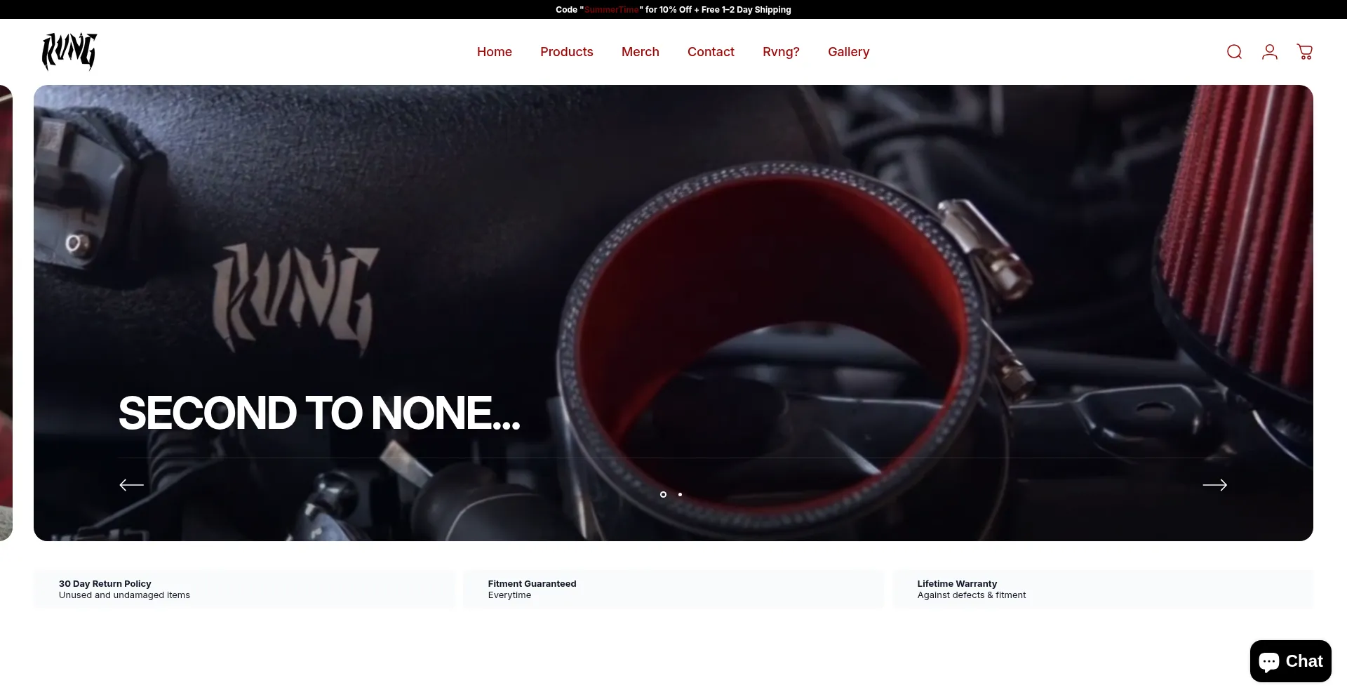 Website screenshot of Rvngraceworks.com