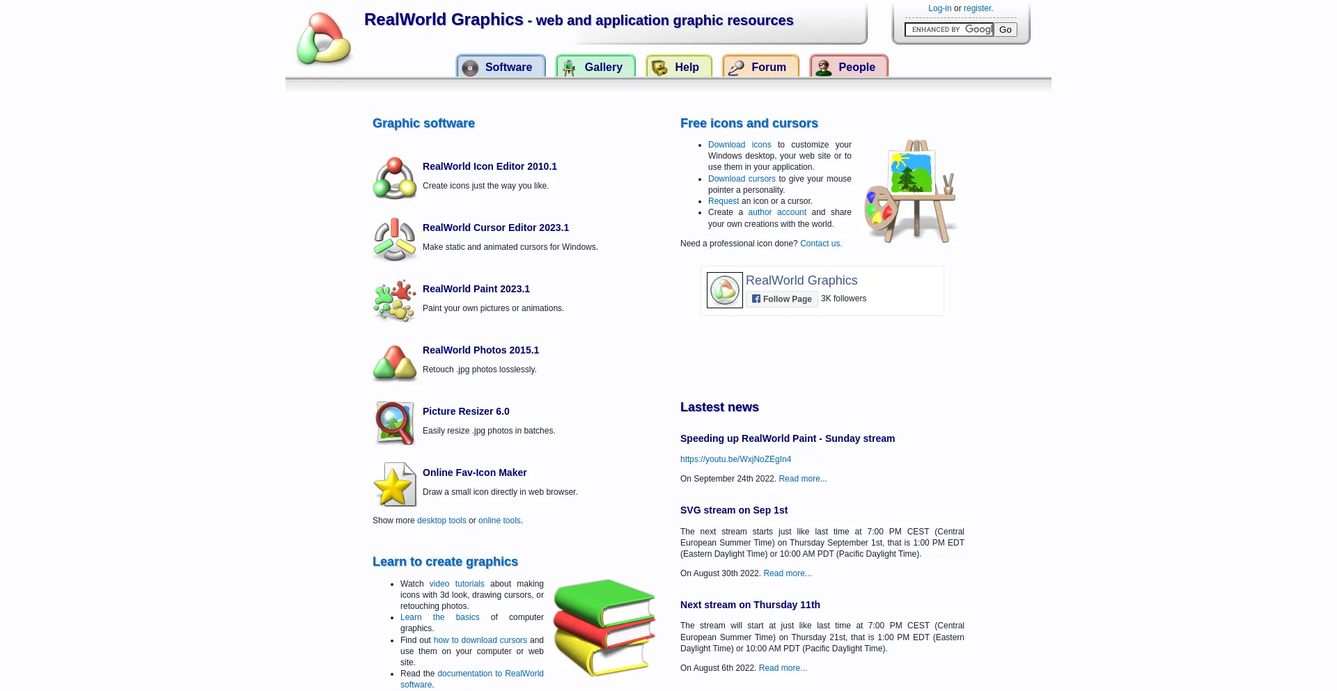 Website screenshot of Rw-designer.com