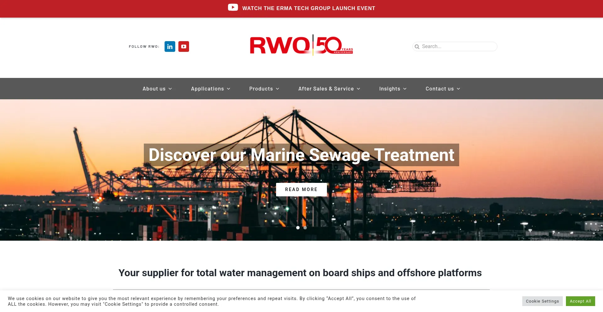 Website screenshot of Rwo.de