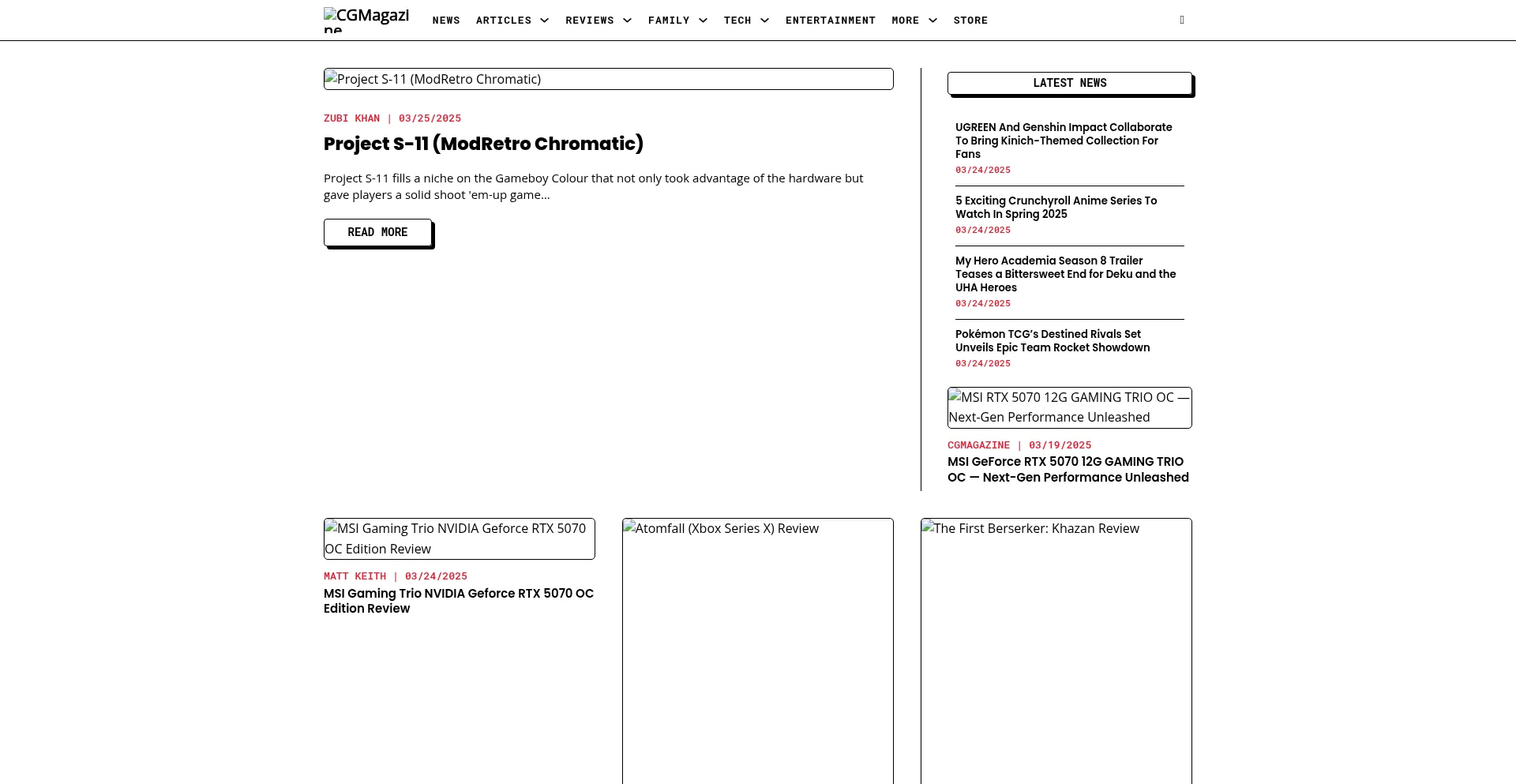 Website screenshot of Ryhakie.shop