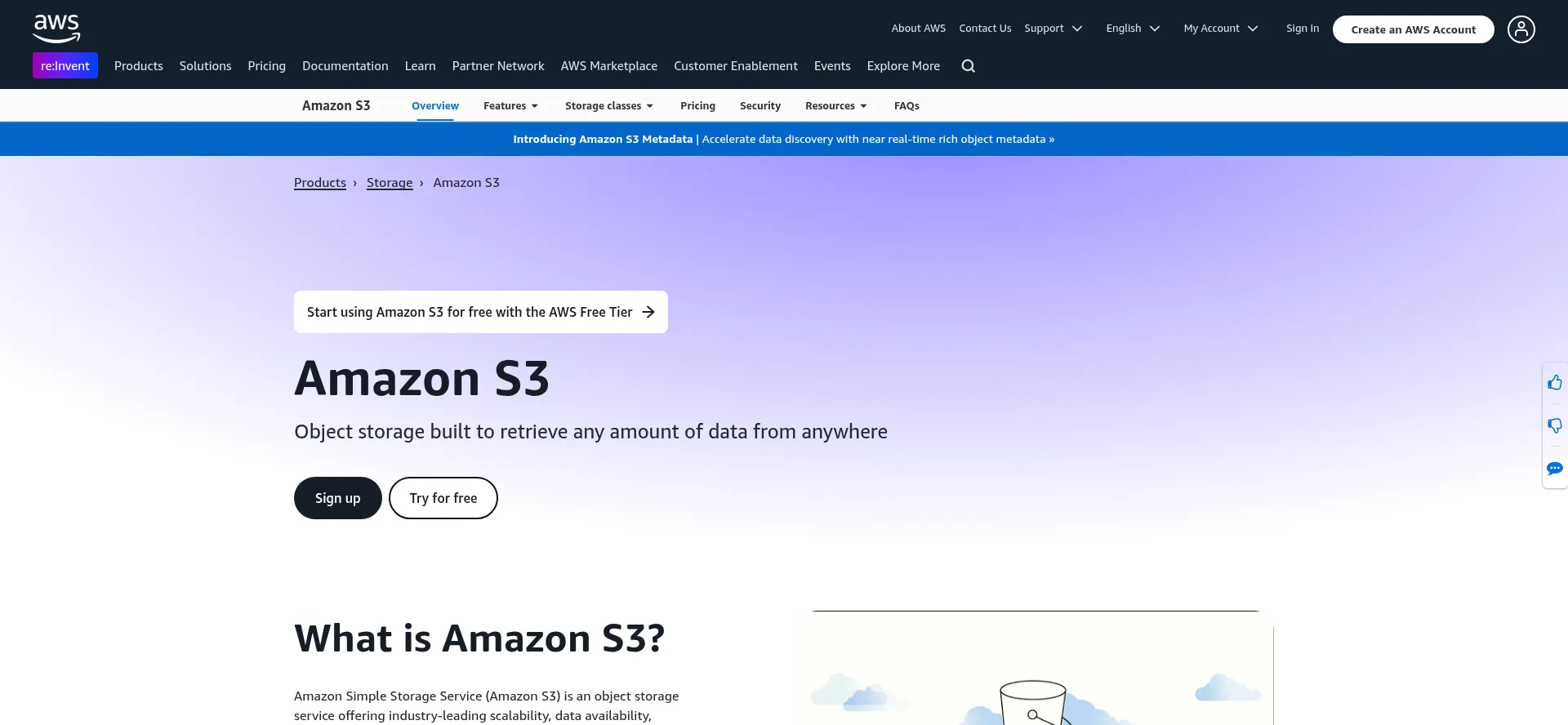 Website screenshot of S3.us-east-1.amazonaws.com