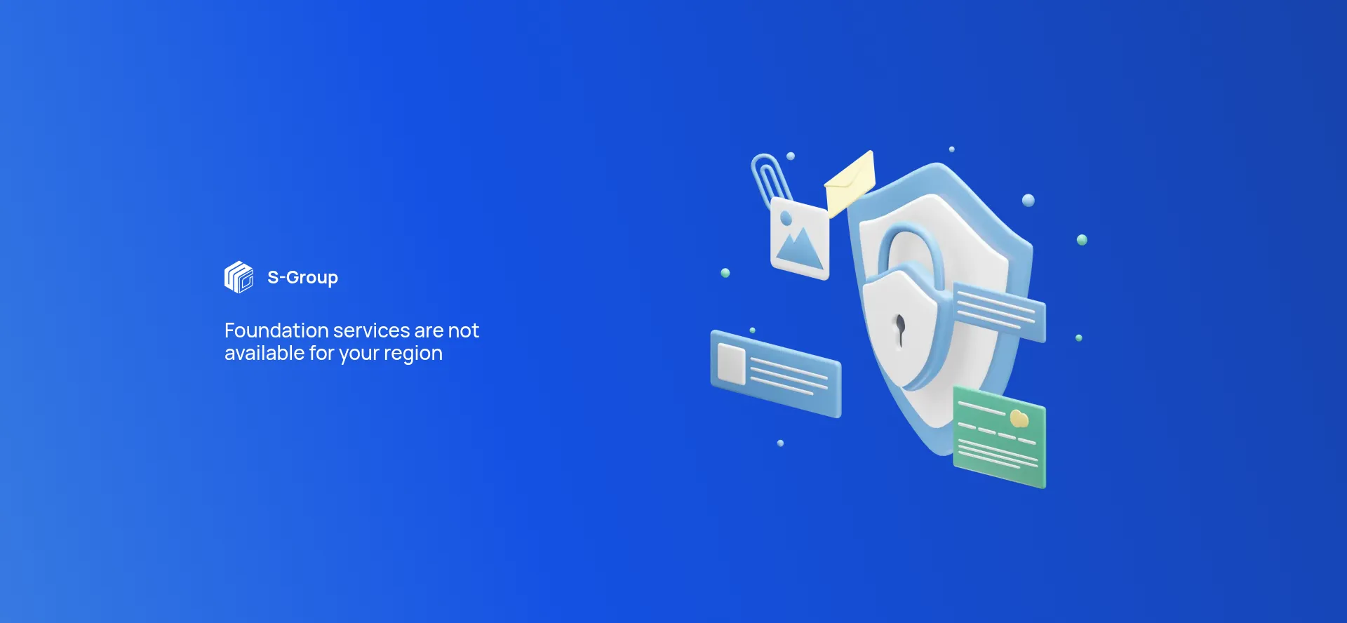 Website screenshot of S-group.io