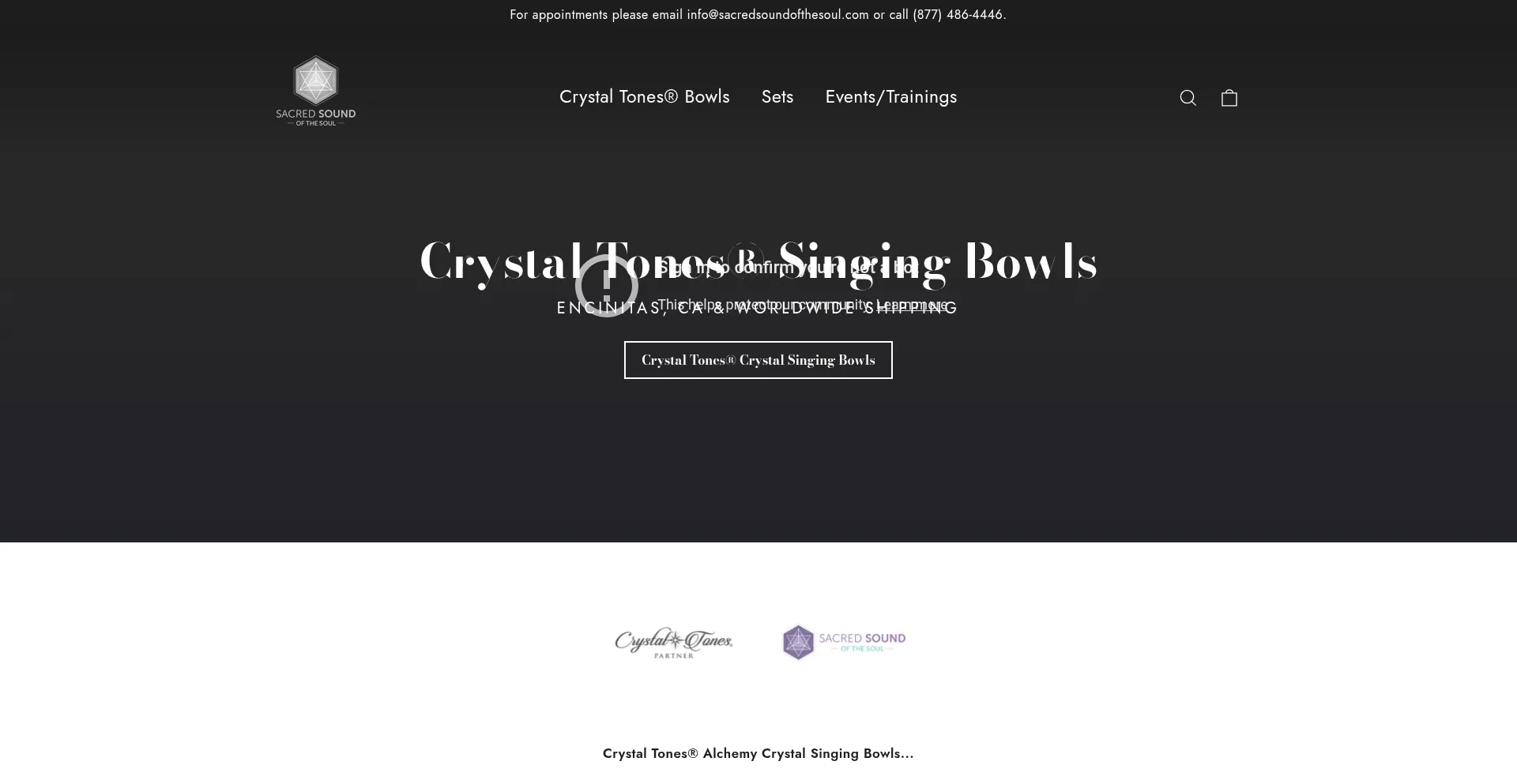 ¿És Seguro y Confiable Sacredsoundofthesoul.com?