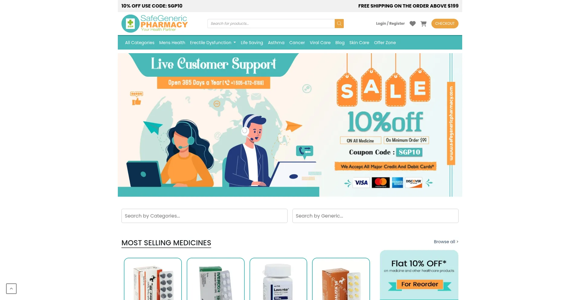 ¿És Seguro y Confiable Safegenericpharmacy.net?