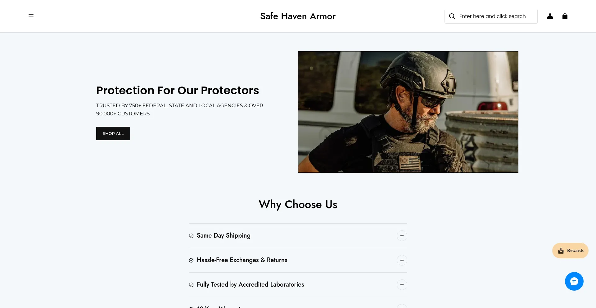 ¿És Seguro y Confiable Safehavenarmor.com?