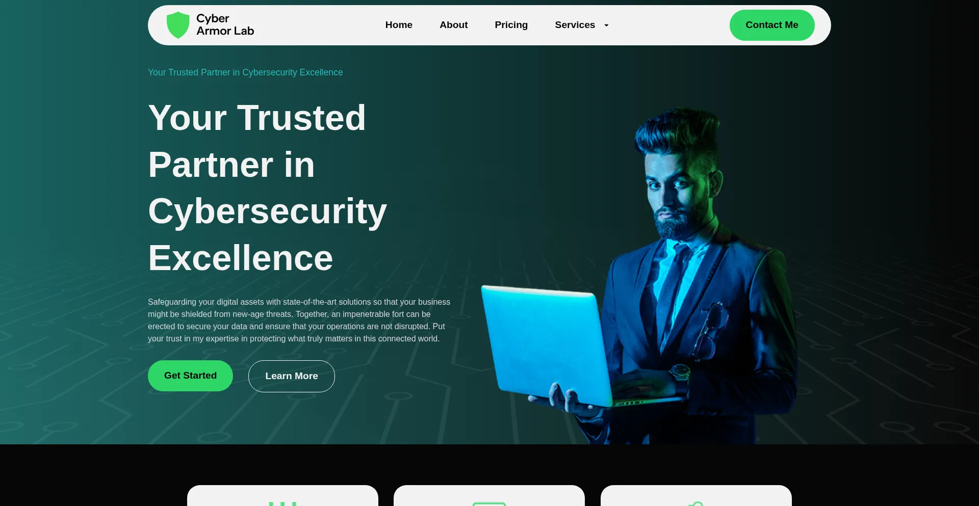 Website screenshot of Safeprotocolpro.com
