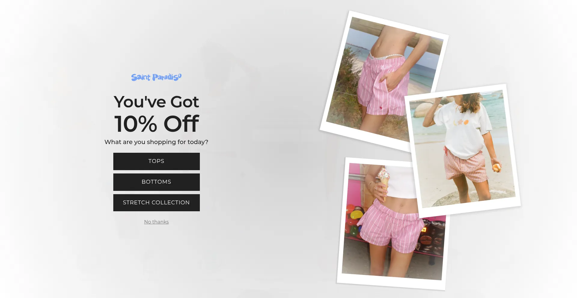 Saintparadiso.com Screenshot