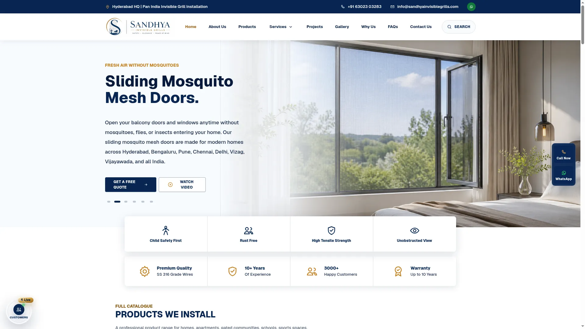 Sandhyainvisiblegrills.com