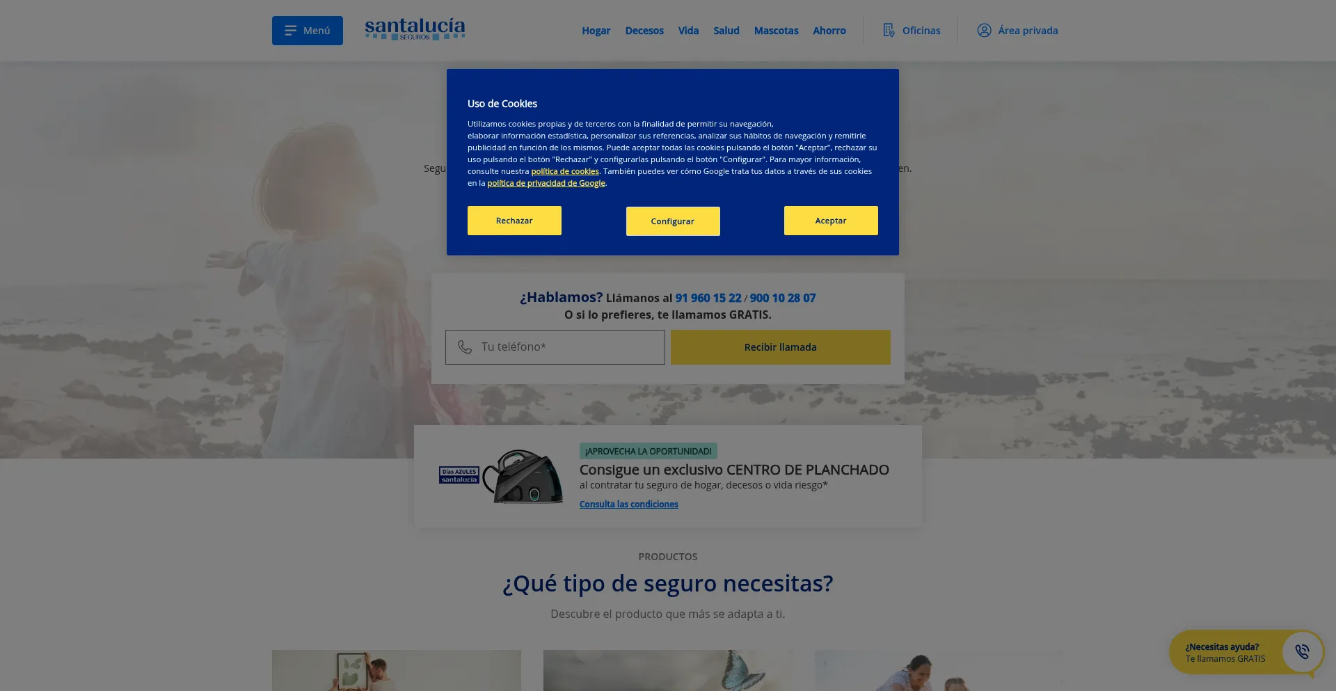¿És Seguro y Confiable Santalucia.es?