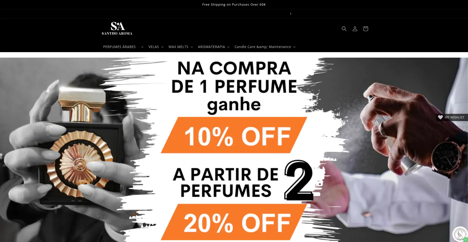 Santhoaroma.com Screenshot