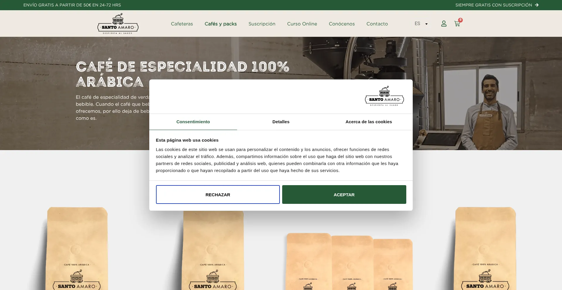 Santoamaro.es Screenshot