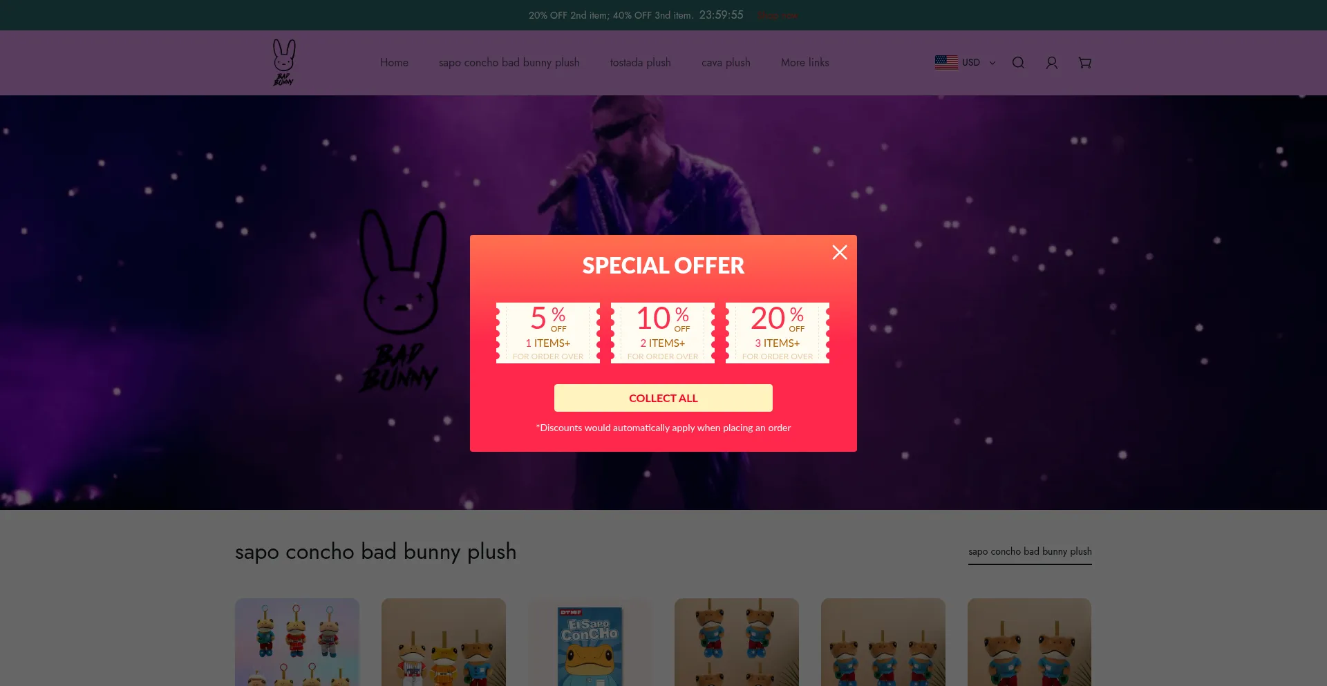 ¿És Seguro y Confiable Sapoconchobadbunnyplushies.com?