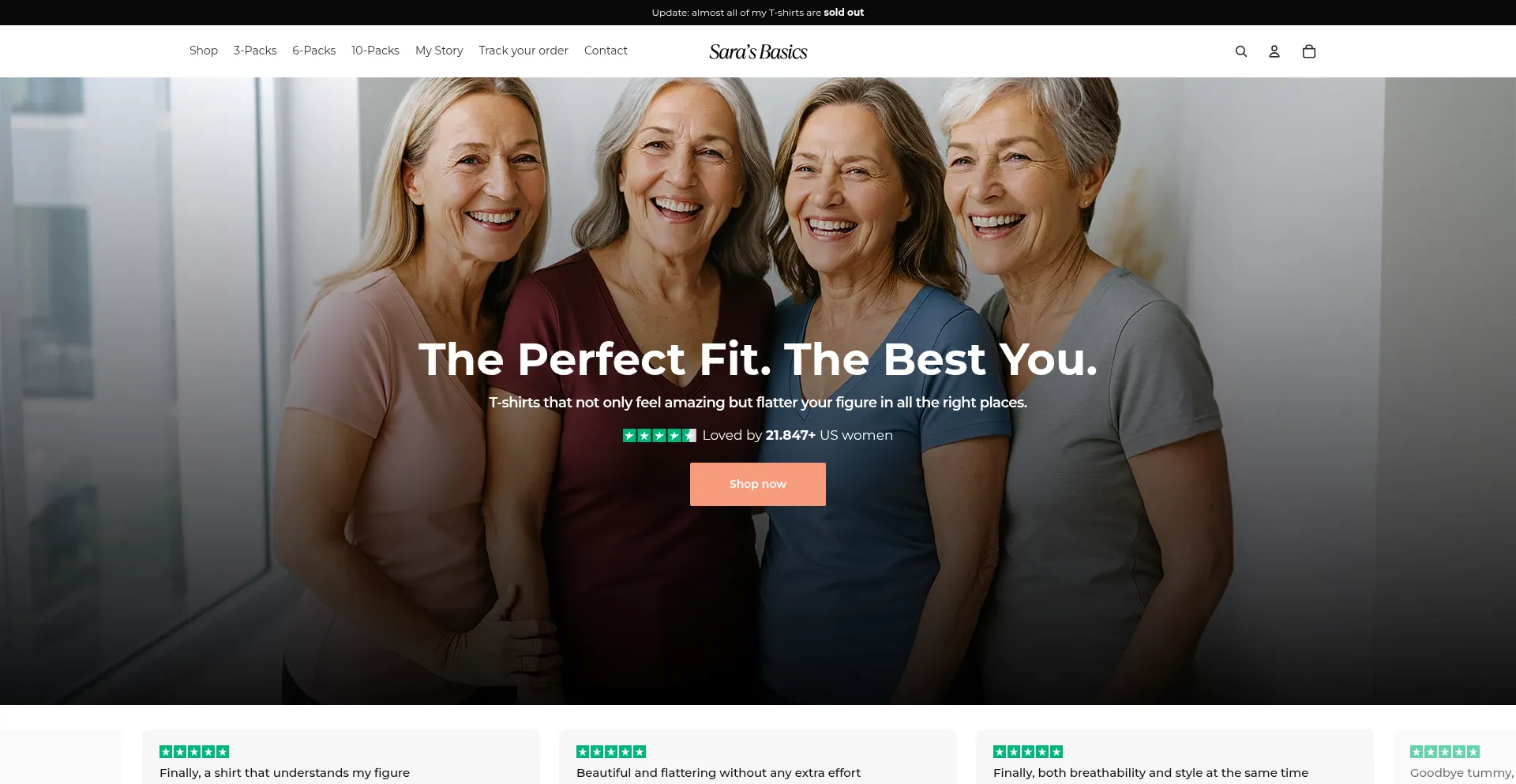 Sarasbasics.com Screenshot