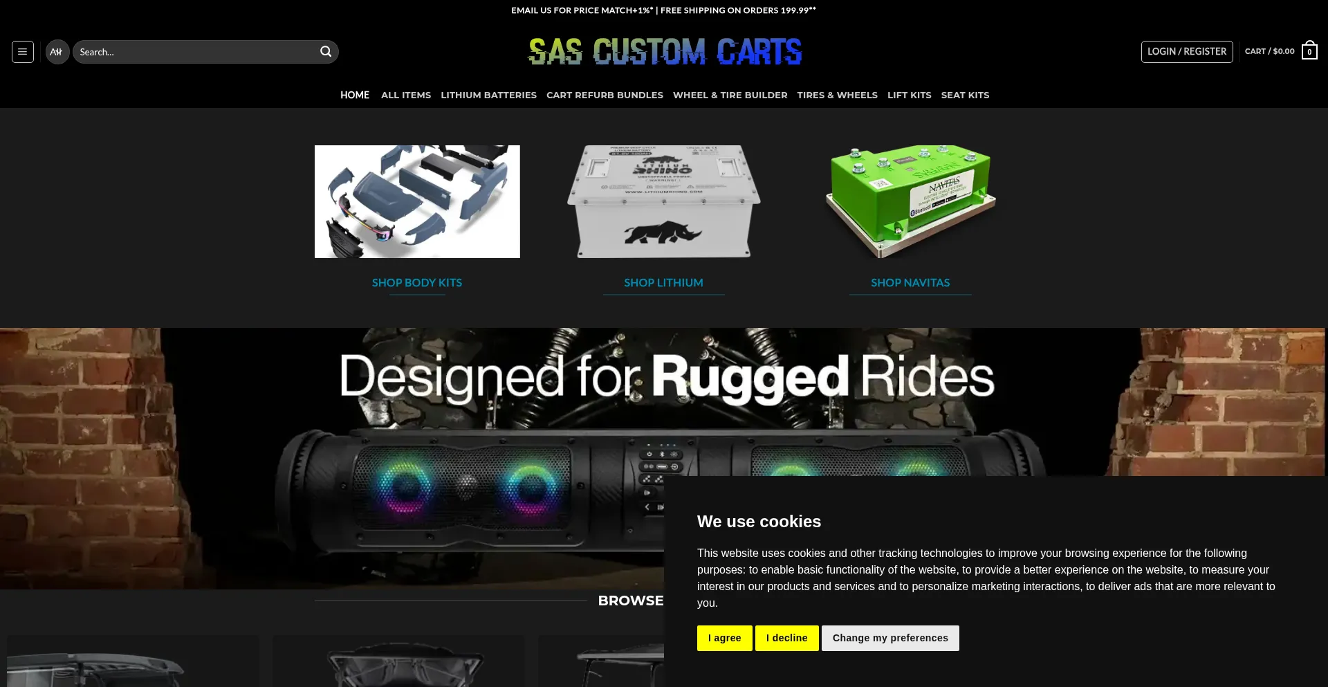 Sascustomcarts.com