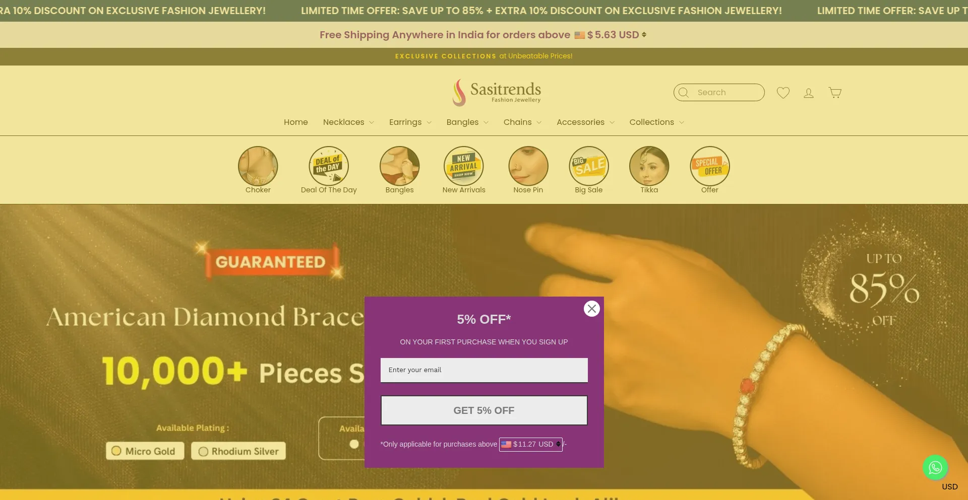 Sasitrends.com Screenshot