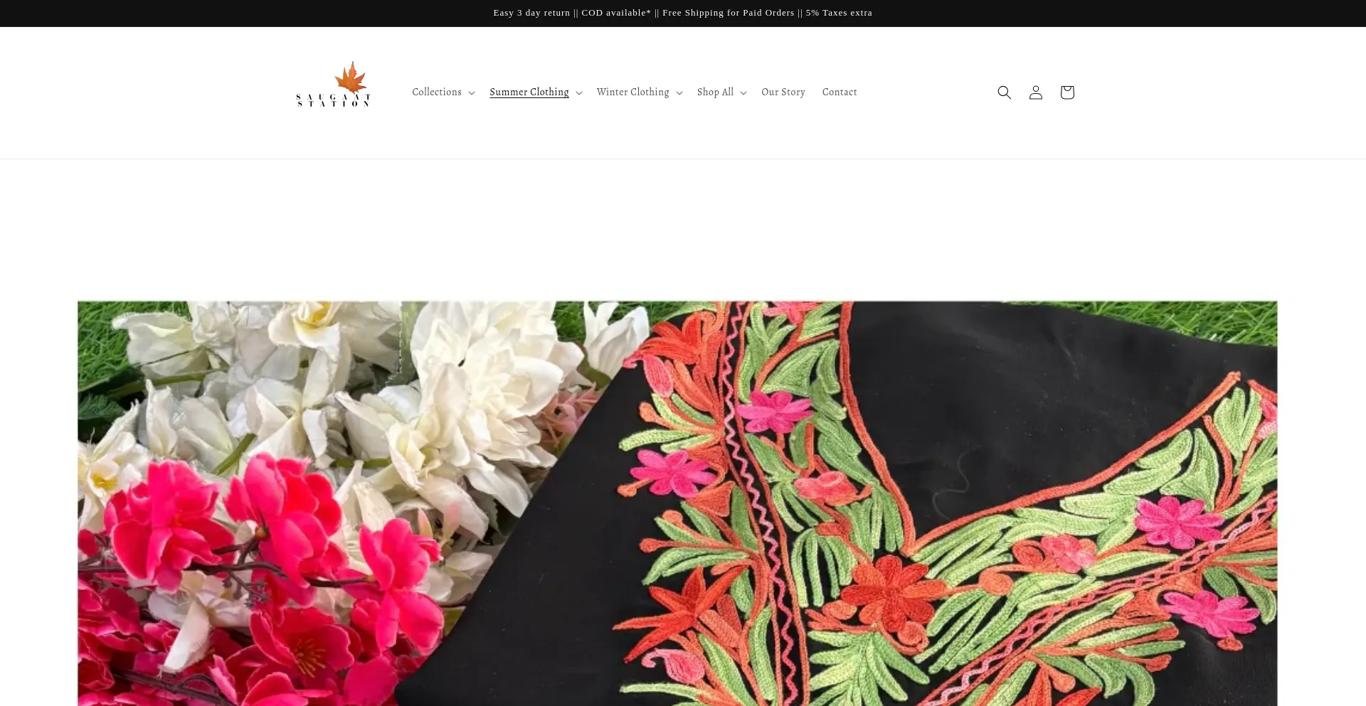 Website screenshot of Saugaatstation.com