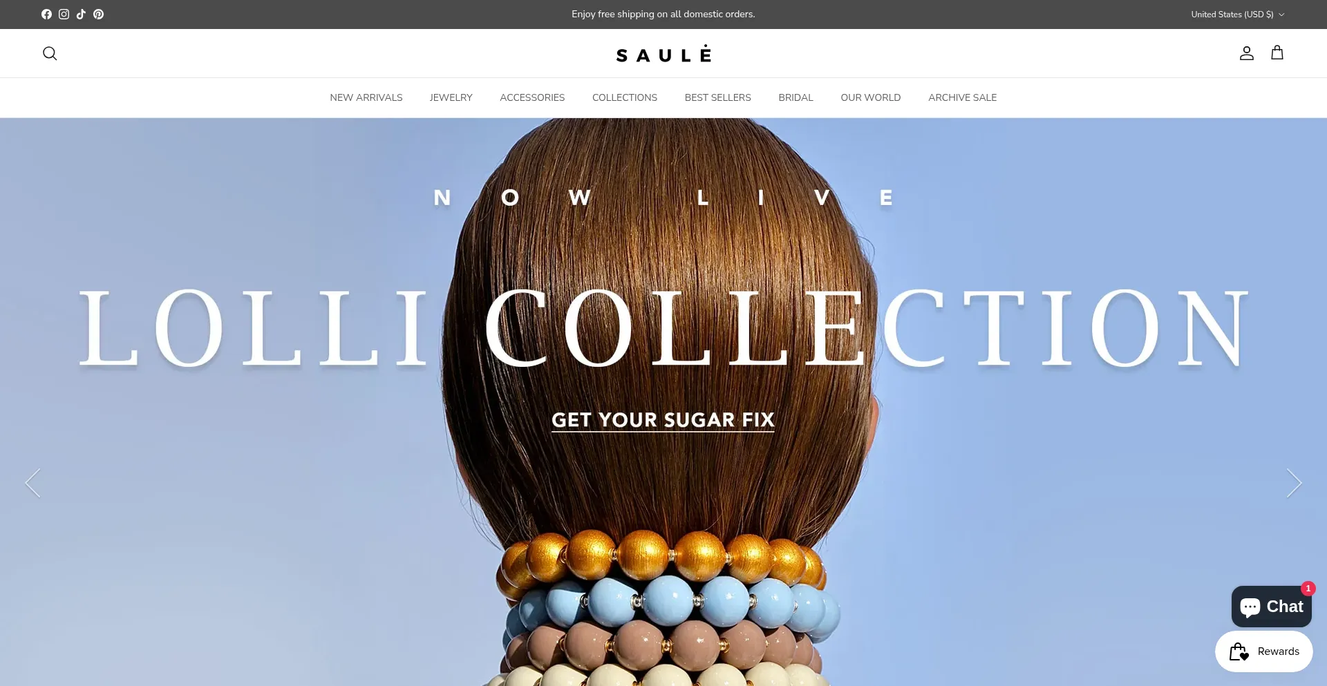 Saulelabel.com Screenshot