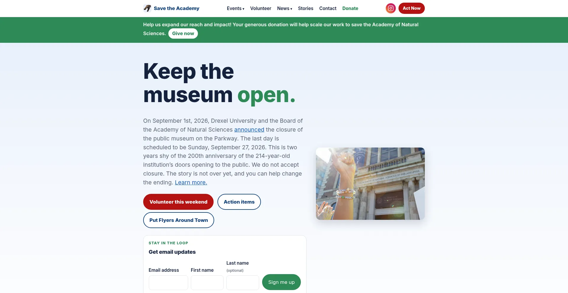 Save-the-academy.org