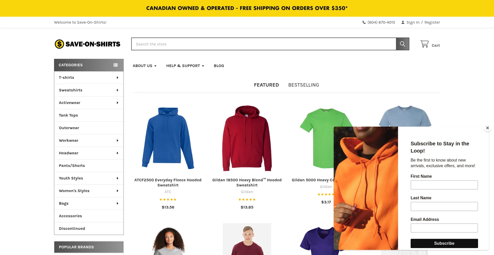 Saveonshirts.ca