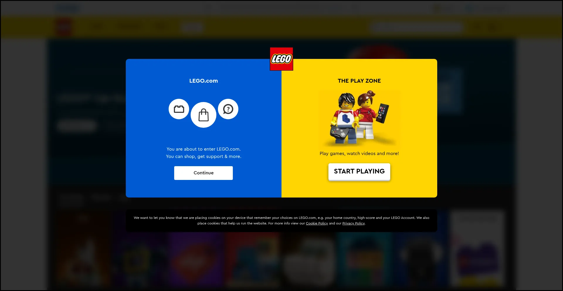 Website screenshot of Saveontoysplay.com
