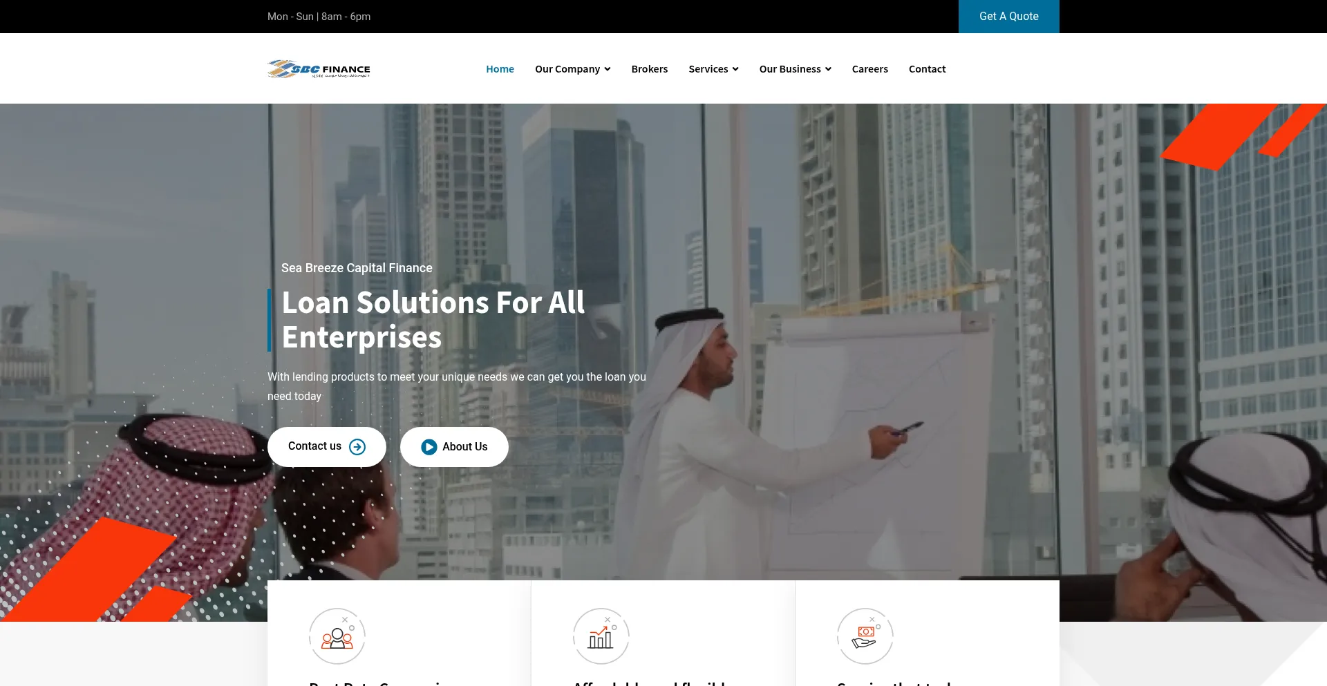 Sbc-finance.com Screenshot