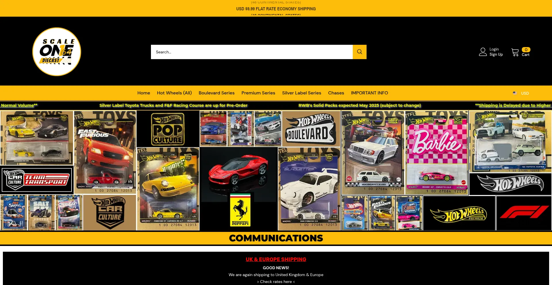 Website screenshot of Scale164.com