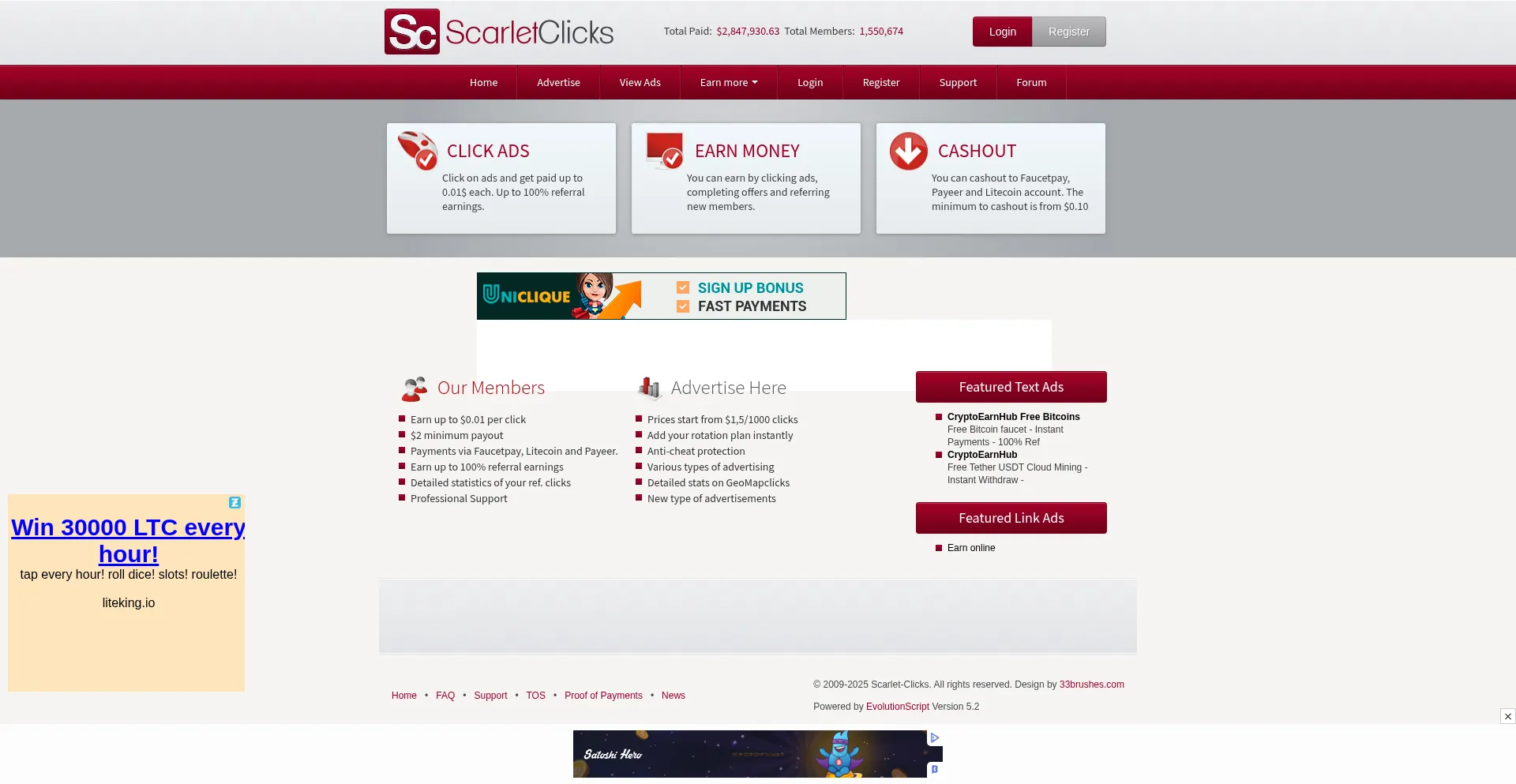 ¿És Seguro y Confiable Scarlet-clicks.info?