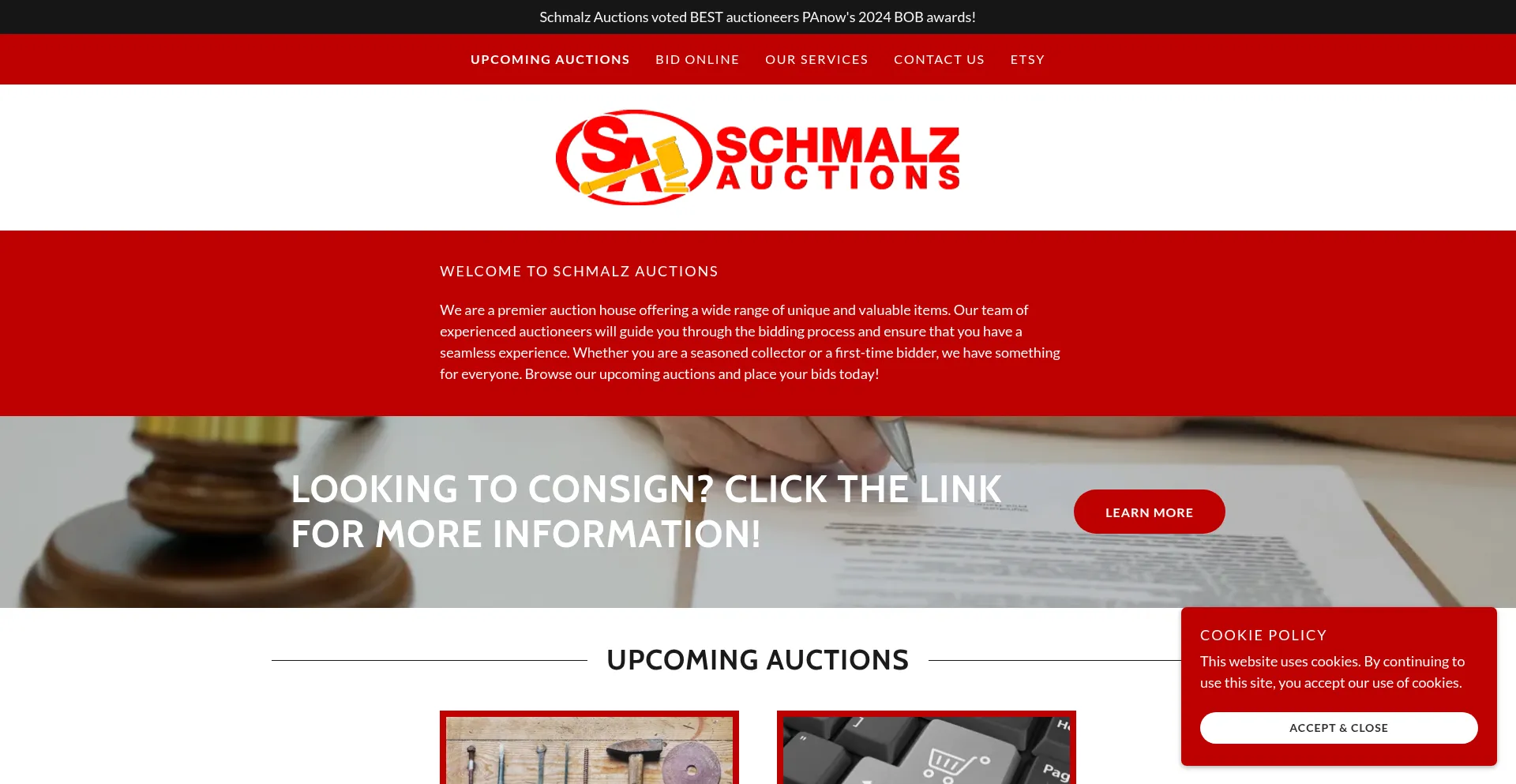¿És Seguro y Confiable Schmalzauctions.com?