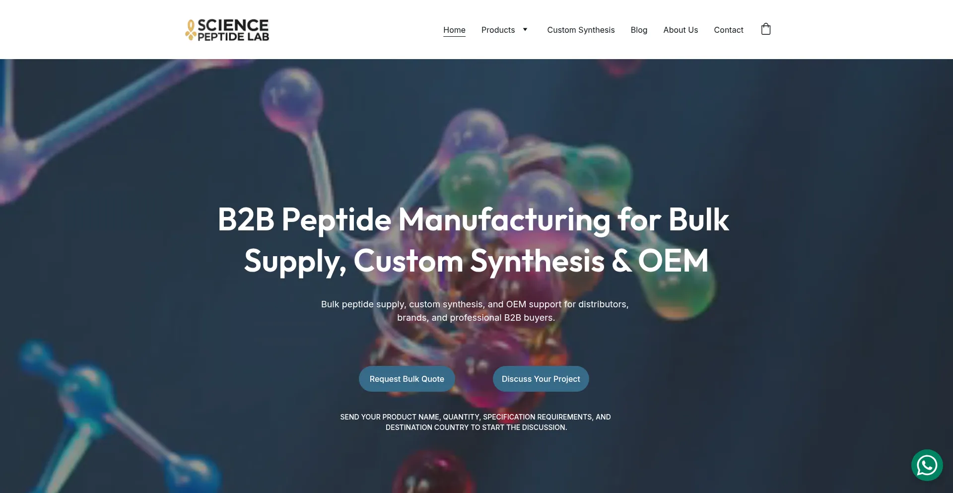 Sciencepeptidelab.com