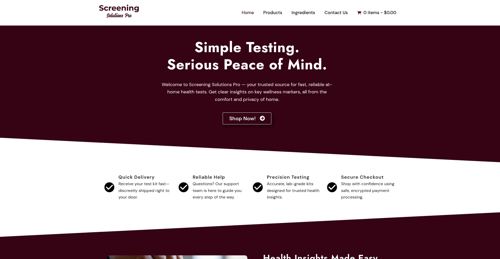 ¿És Seguro y Confiable Screeningsolutionspro.com?