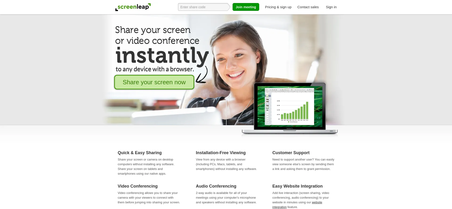 Screenleap.com Screenshot