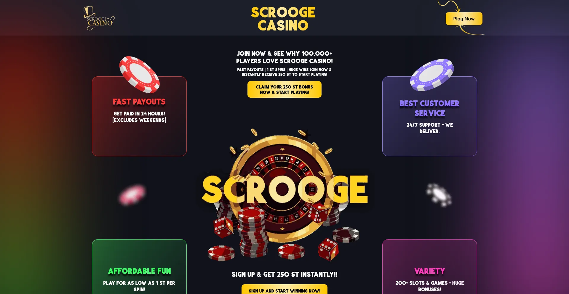 ¿És Seguro y Confiable Scrooge.casino?