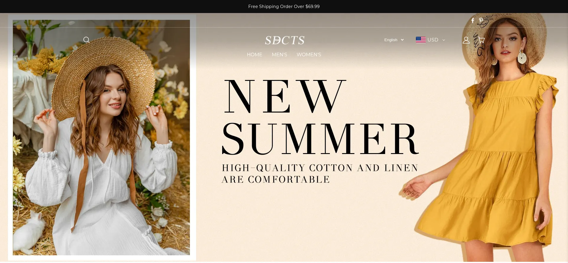 Website screenshot of Sdcts.com