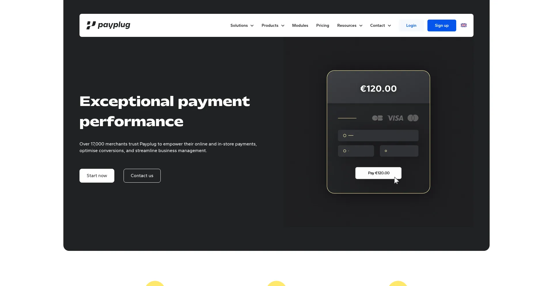 Website screenshot of Secure.payplug.com