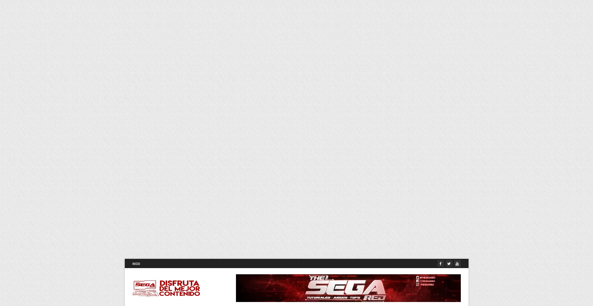 Website screenshot of Segared.blogspot.com