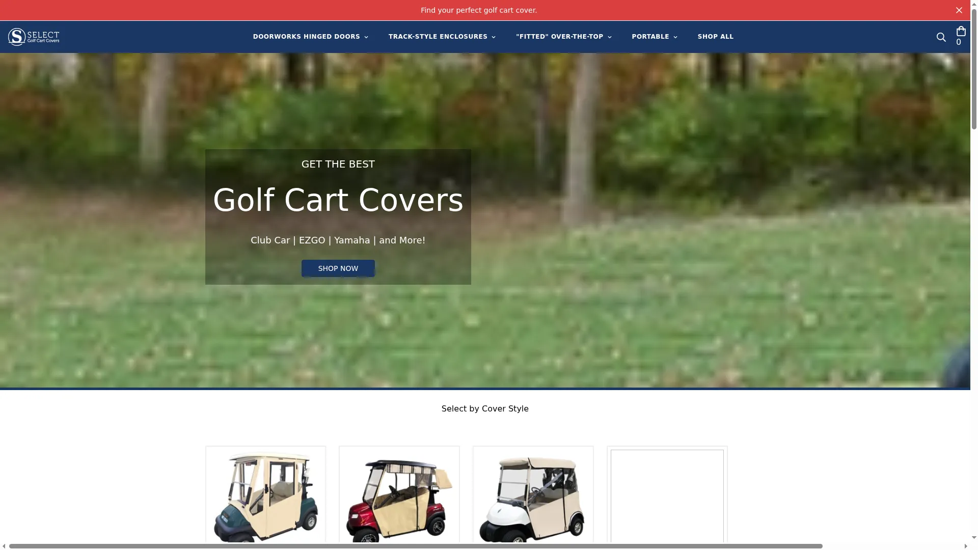 Selectgolfcartcovers.com
