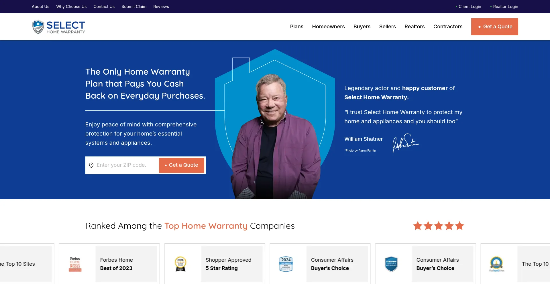 ¿És Seguro y Confiable Selecthomewarranty.com?