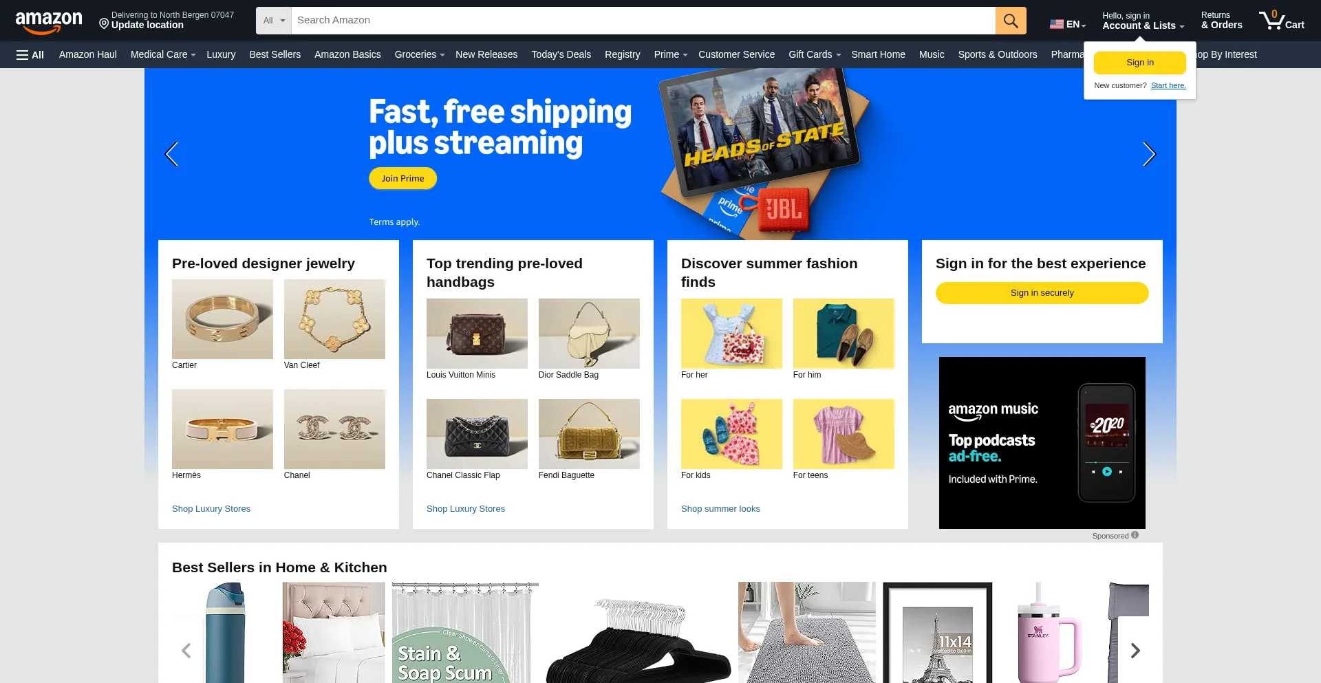 Website screenshot of Sellamazon.com