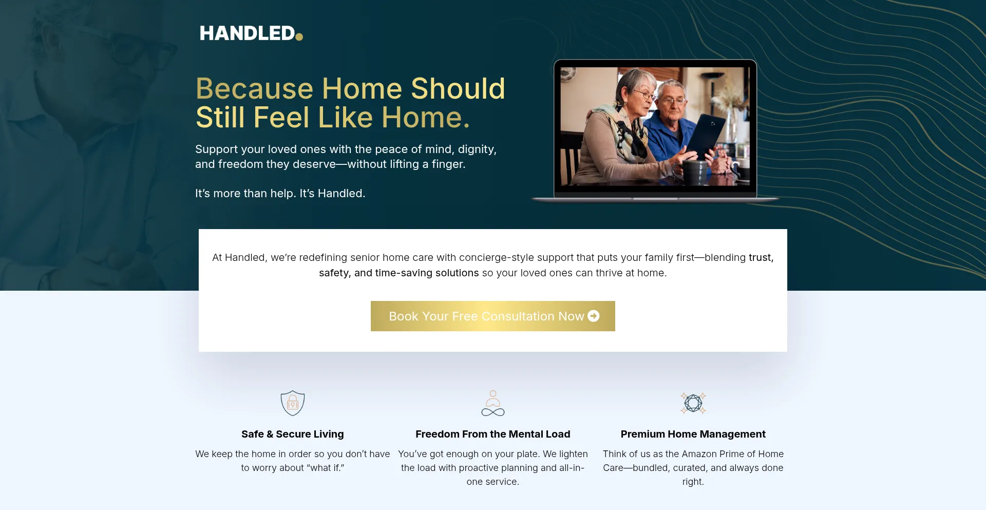 ¿És Seguro y Confiable Seniorserviceshandled.com?