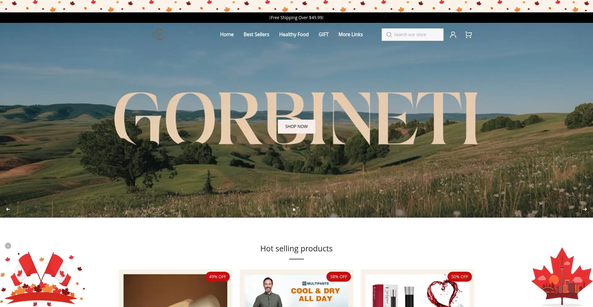 Website screenshot of Serenegoing.com