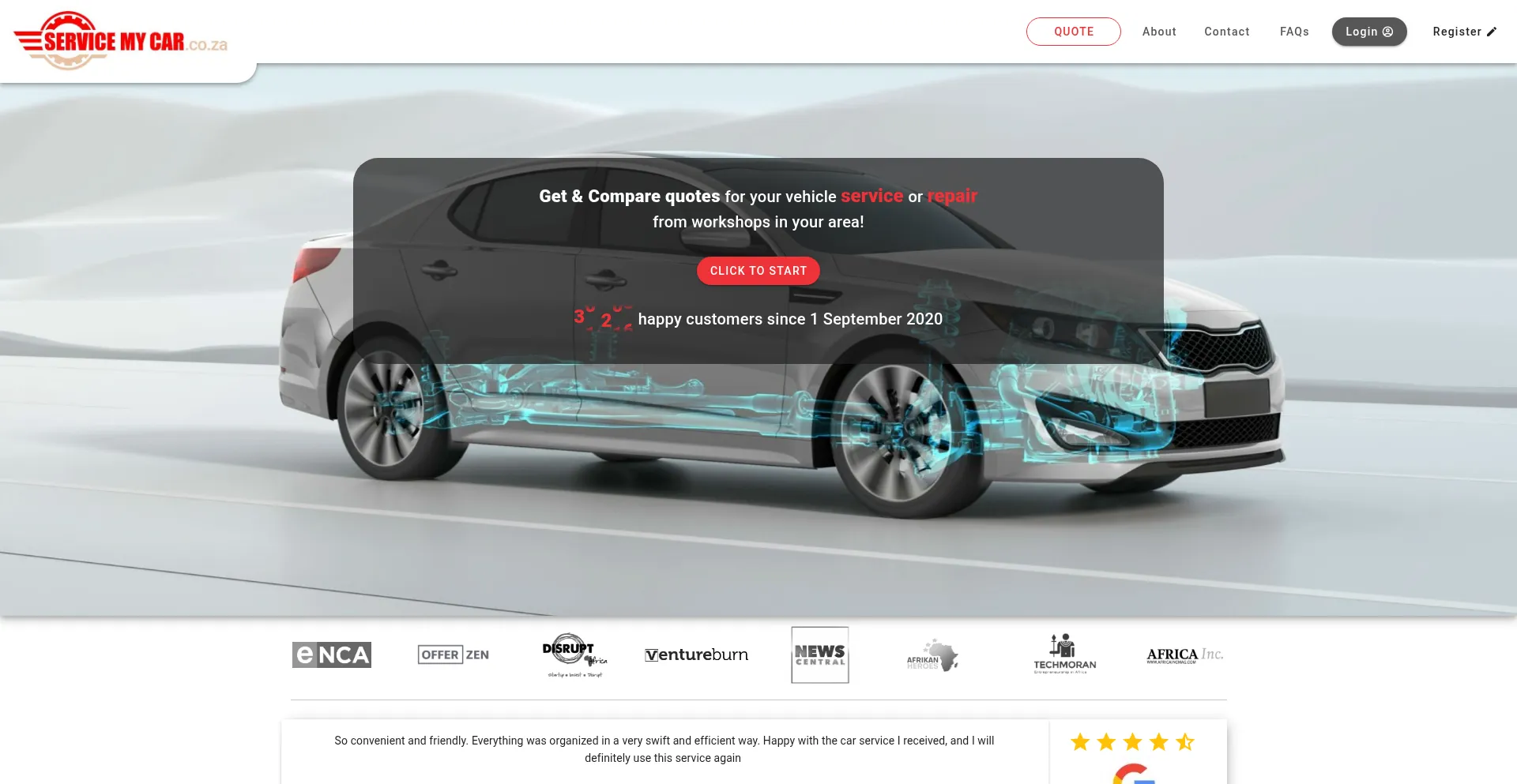 ¿És Seguro y Confiable Servicemycar.co.za?