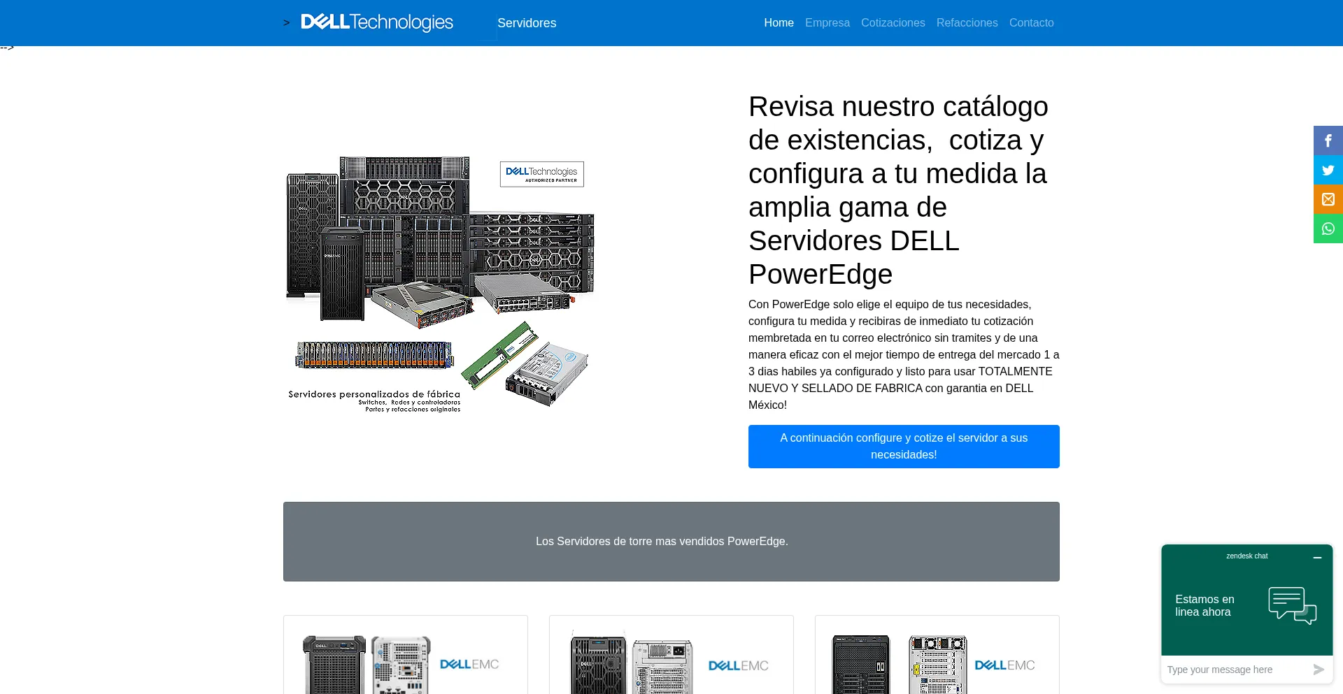 ¿És Seguro y Confiable Servidoresdell.com.mx?