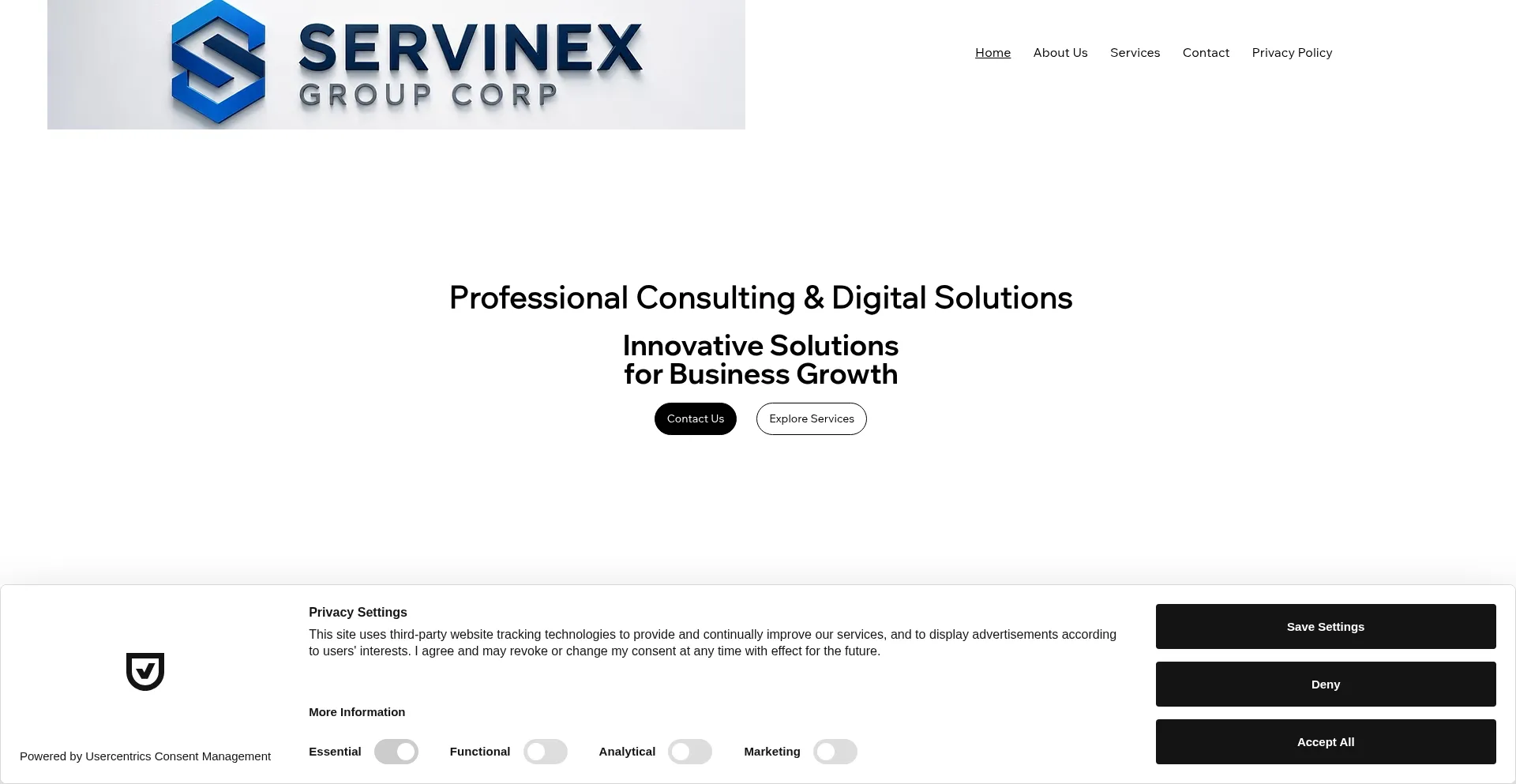 Servinexgroupcorp.com