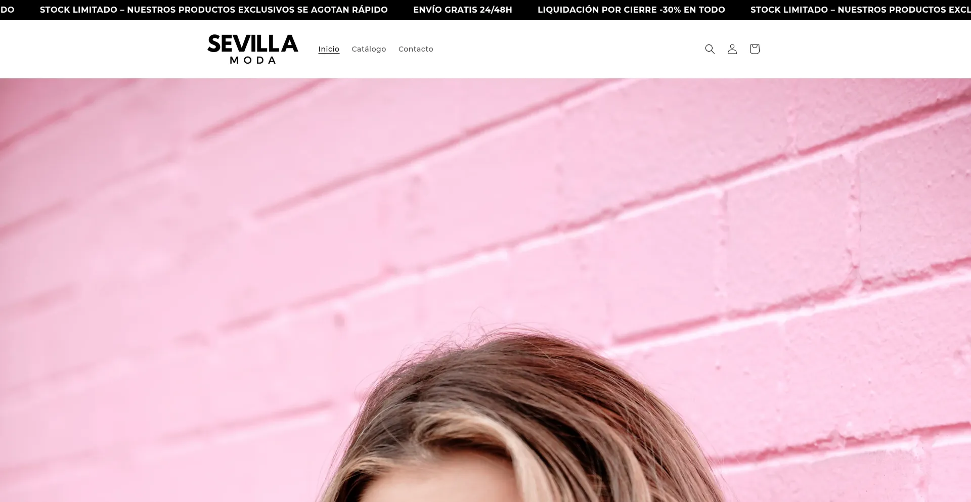 Sevillamoda.com Screenshot