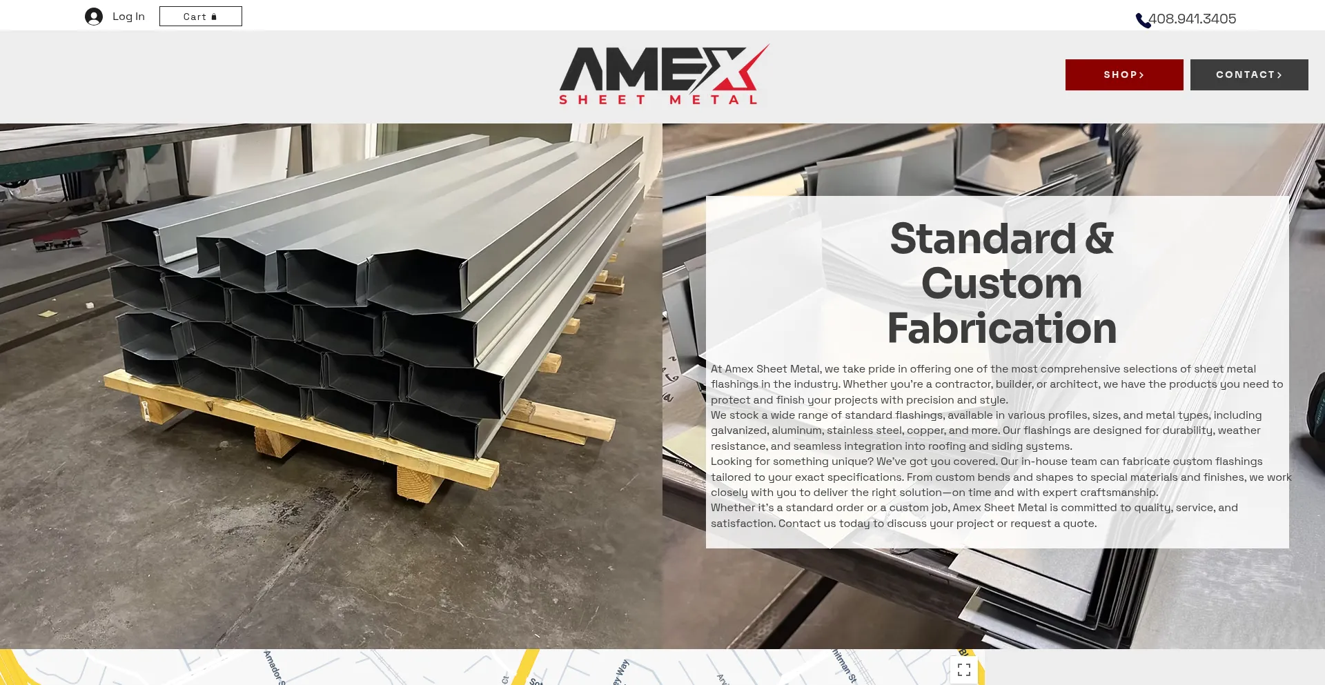 Sheetmetal-flashings.com Screenshot