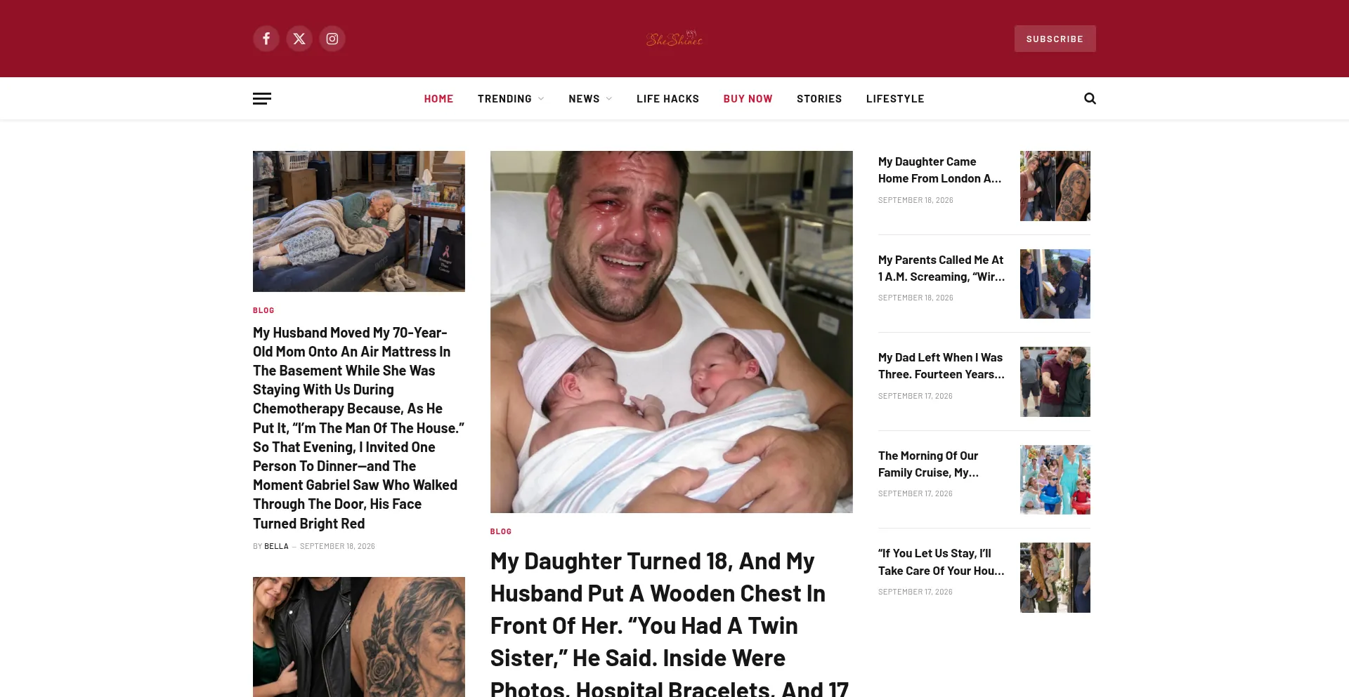 Sheshinestories.com