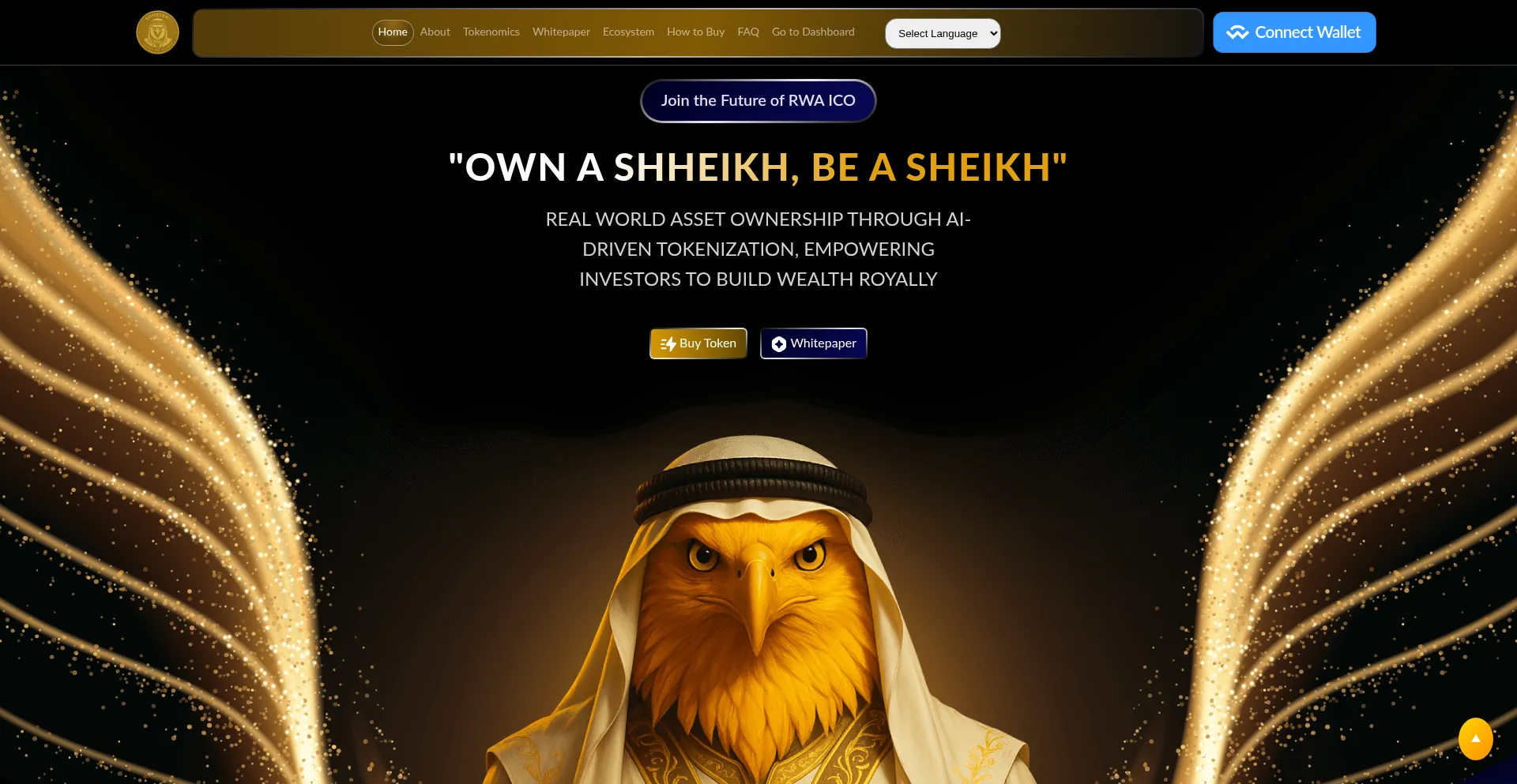 Website screenshot of Shheikh.io