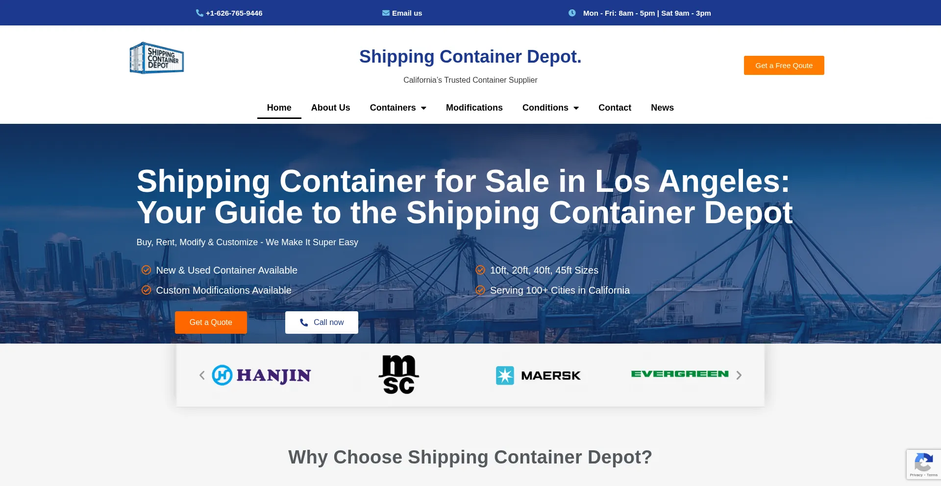 Shippingcontainerdepot.com