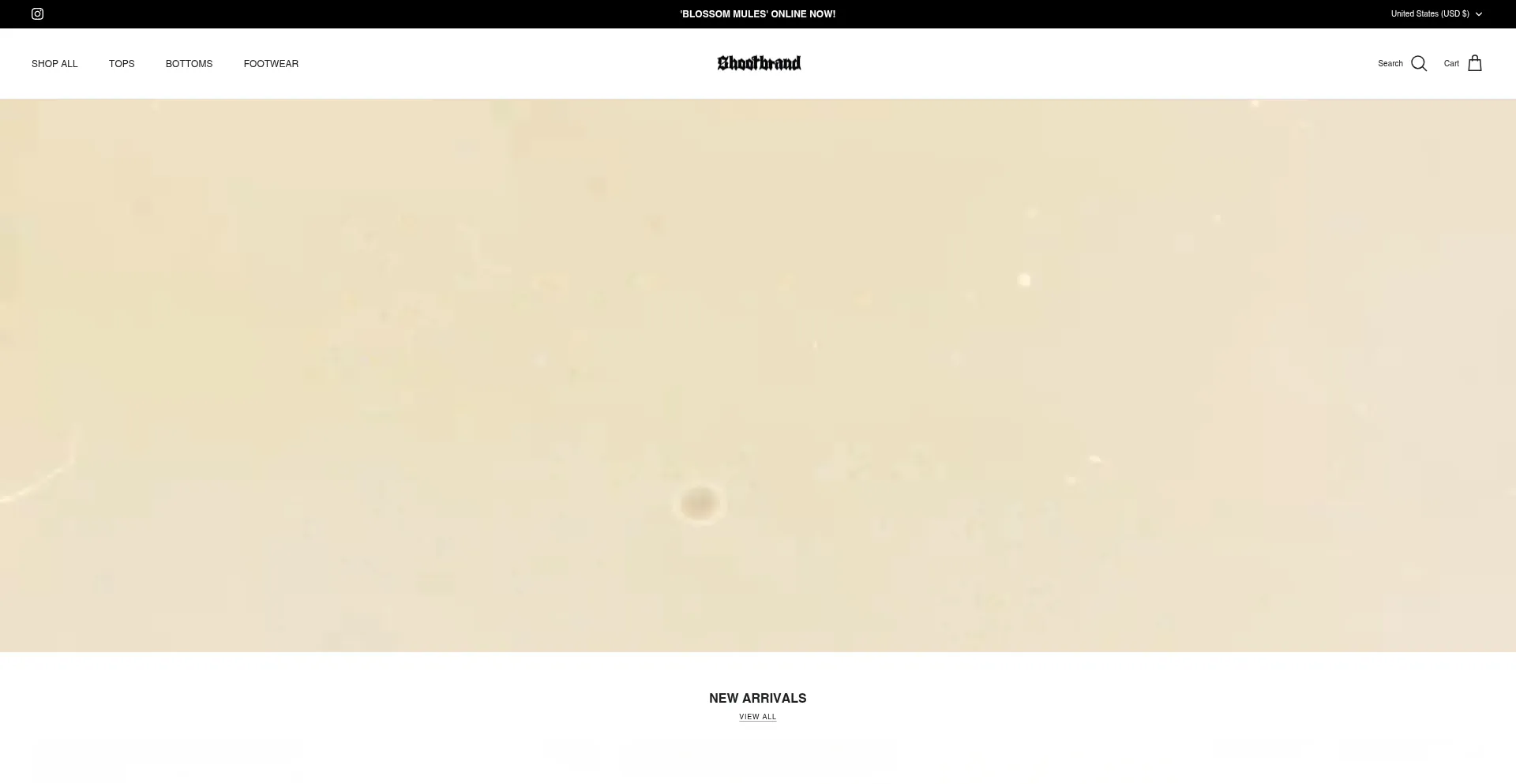 Website screenshot of Shootbrand.net