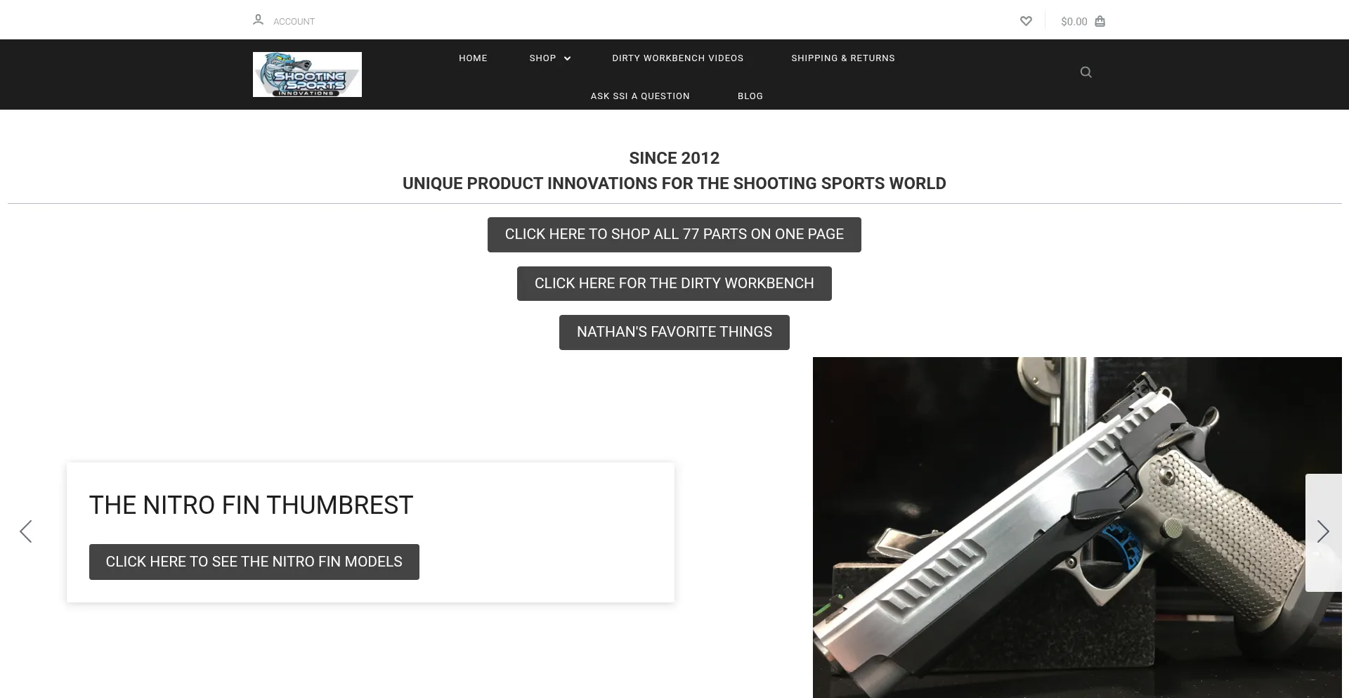 Shootingsportsinnovations.com Screenshot